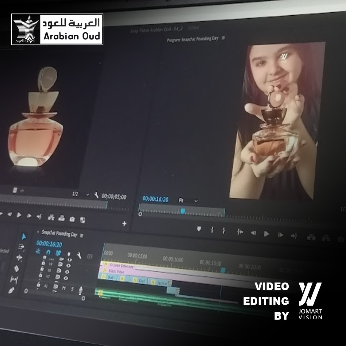 Arabian Oud Video Editing - Saudi Arabia